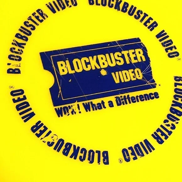 VINTAGE BLOCKBUSTER VIDEO Frisbee BRIGHT - Picture 2 of 3